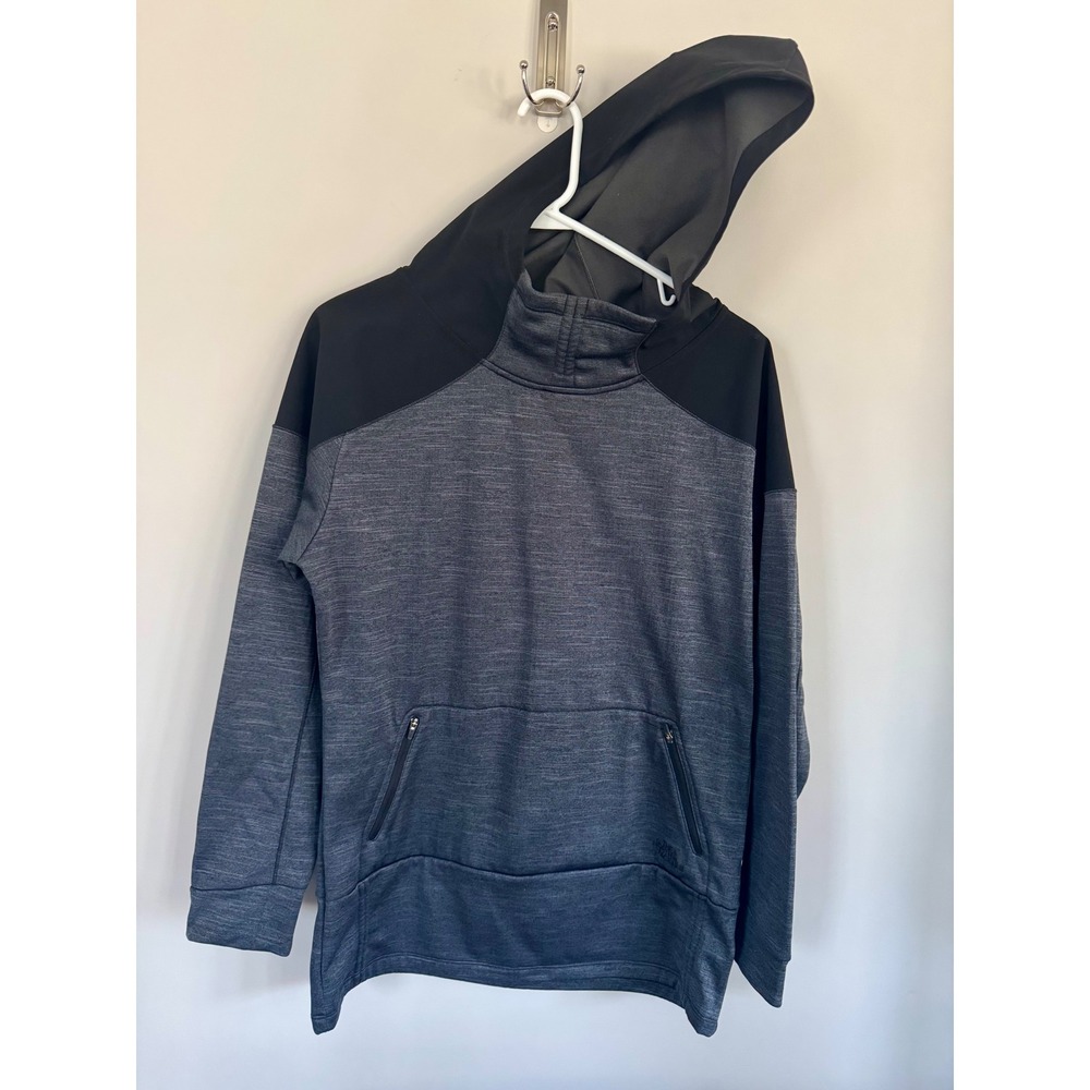 The North Face Mt Athletics Hoodie Womens L Gray Lightweight‎ Pullover Pockets